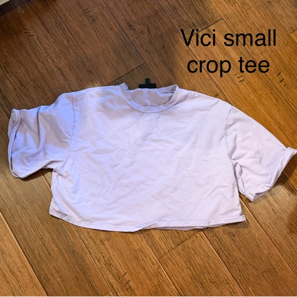 Vici Tops - Vici Lavender Crop Tee